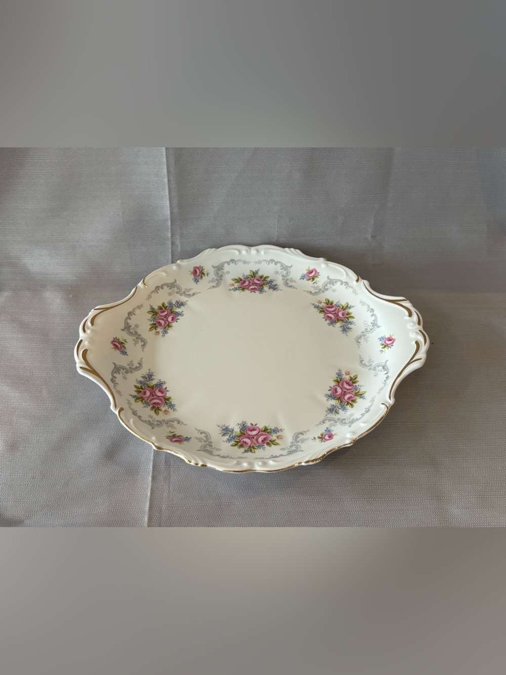Vintage Royal Albert tranquility Classic Floral Porcelain Serving Platter